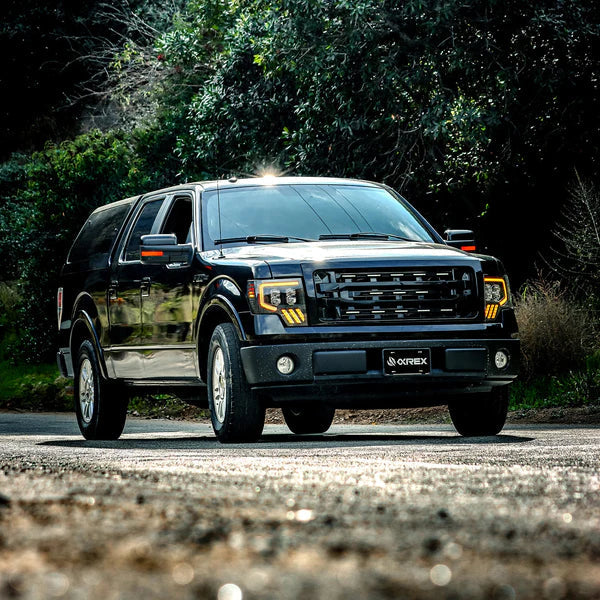 AlphaRex 09-14 Ford F150 MKII NOVA-Series LED Projector Headlights Chrome