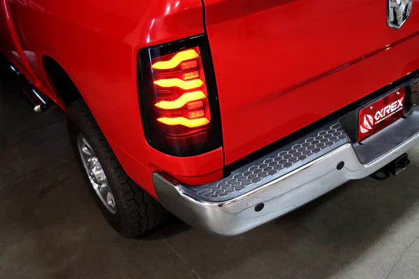 AlphaRex 09-18 Ram Truck LUXX-Series LED Tail Lights Black