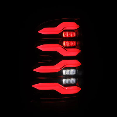 AlphaRex 09-18 Ram Truck LUXX-Series LED Tail Lights Black
