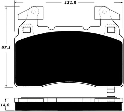Porterfield Brake Pads for 2016 CHEVROLET CORVETTE Z51