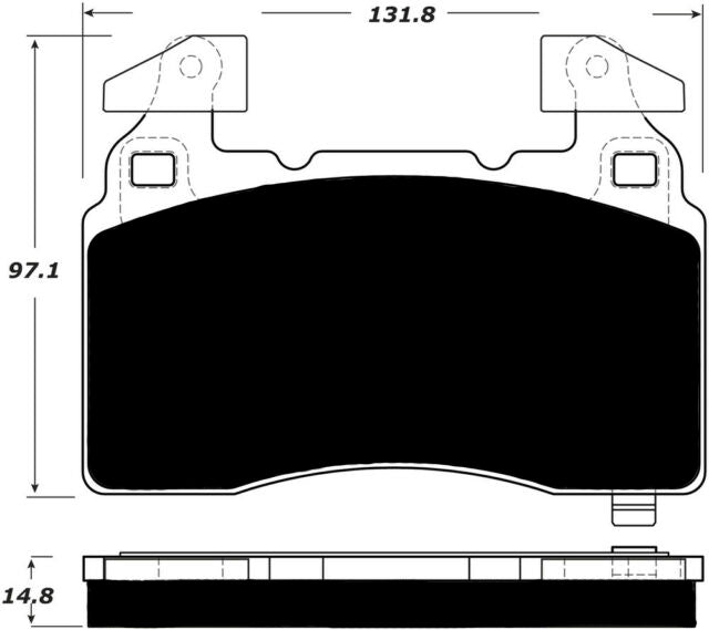 Porterfield Brake Pads for 2014 CHEVROLET CORVETTE Z51