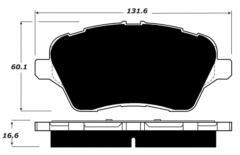 Porterfield Brake Pads for 2018 FORD FIESTA- Rear Disc