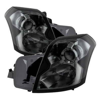 SPYDER Xtune Cadillac Cts 03-07 Crystal Headlights Halogen Model Only Smoke HD-JH-CCTS03-SM 9023811