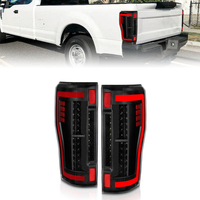 Anzo Ford F-250/350/450/550 Super Duty 17-18 L.E.D Tail Lights Black