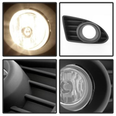 Spyder Scion IQ 2012-2013 OEM Fog Light w/Switch- Clear FL-SIQ12-C 5077868