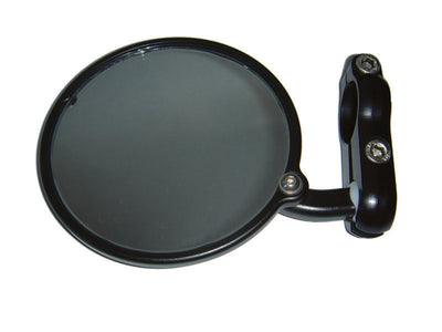 CRG Constructors CRG Hindsight 3 in. Round Bar-End Mirror Right - Black HS-100-R