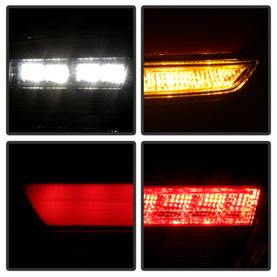 Spyder BMW 3 Series F30 2012-2018 Full LED Tail Lights (ALT-YD-BMWF3012-SEQ-BK) Black (WONT FIT X3)