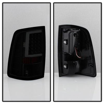 SPYDER xTune 09-18 Dodge Ram 1500 LED Tail Lights - Black Smoke (ALT-ON-DR09-LBLED-BSM) 9038488