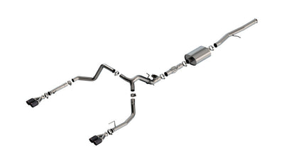 Borla 2024 Chevy Silverado 1500 6.2L V8 ATAK Catback Exhaust w/ Simulator - CF Black Anodized 140997CFBA