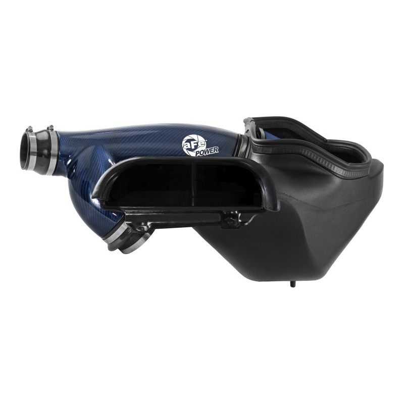 aFe - 2017-2025 Ford F-150 Track Series Blue Kevlar Carbon Fiber C/A Intake System w/Black Pro 5R Filter
