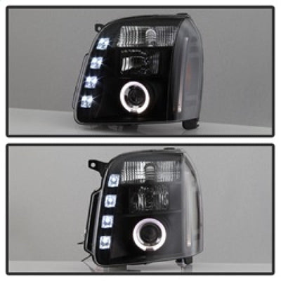 Spyder GMC Yukon 07-14/GMC Yukon Denali 07-14Projector Headlights LED Halo LED Blk PRO-YD-GY07-HL-BK 5029331