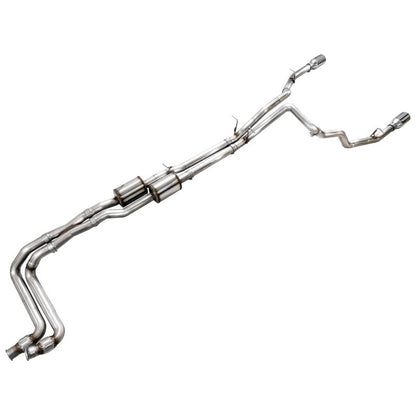 AWE 25+ RAM 1500 3.0TT 0FG Catback Touring Exhaust - Chrome Silver Tips