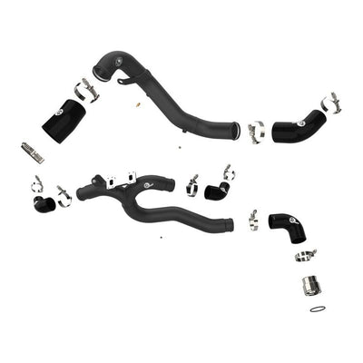 AFE 2018-2023 Kia Stinger V6-3.3L BladeRunner Alum Hot/Cold Charge Pipe Kit Black