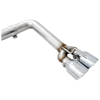 AWE Tuning 2015+ Dodge Challenger 6.4L/6.2L SC Track Edition Exhaust - Quad Chrome Silver Tips