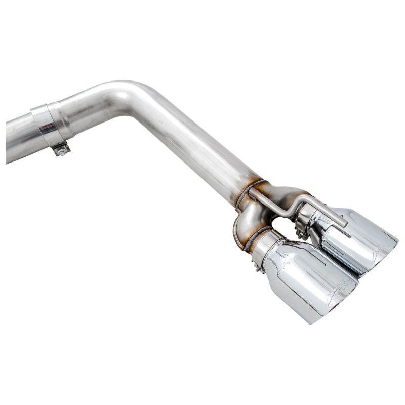 AWE Tuning 2015+ Dodge Challenger 6.4L/6.2L SC Track Edition Exhaust - Quad Chrome Silver Tips