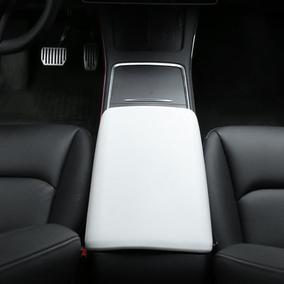 2020-2024 Tesla Model Y & 2017-2023 Model 3 Armrest Cover White TPE