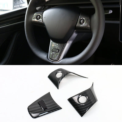 2017-2023 Tesla 3 & 20-23 Y Steering Wheel Trim ABS