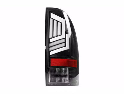 Winjet Toyota Tacoma 2005-15 Sequential Tail Lights - Black/Smoke