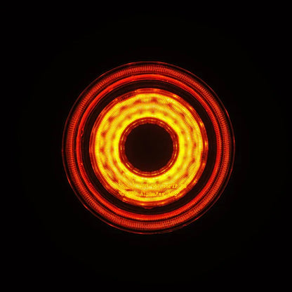 AlphaRex 10-15 Ferrari 458 NOVA-Series Prismatic LED Tail Lights - Red Smoke