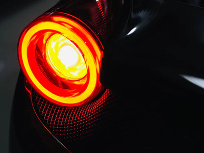 AlphaRex 10-15 Ferrari 458 NOVA-Series Prismatic LED Tail Lights - Red Smoke