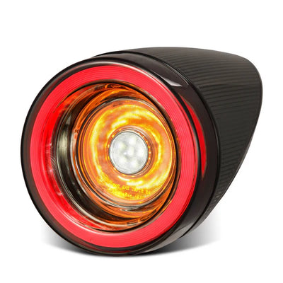 AlphaRex 10-15 Ferrari 458 NOVA-Series Prismatic LED Tail Lights - Red Clear