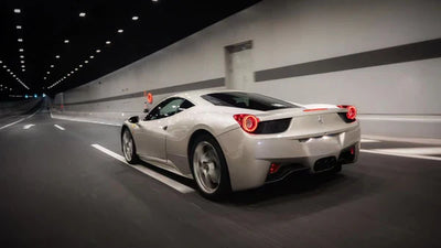 AlphaRex 10-15 Ferrari 458 NOVA-Series Prismatic LED Tail Lights - Red Smoke