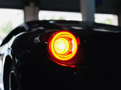 AlphaRex 10-15 Ferrari 458 NOVA-Series Prismatic LED Tail Lights - Smoke