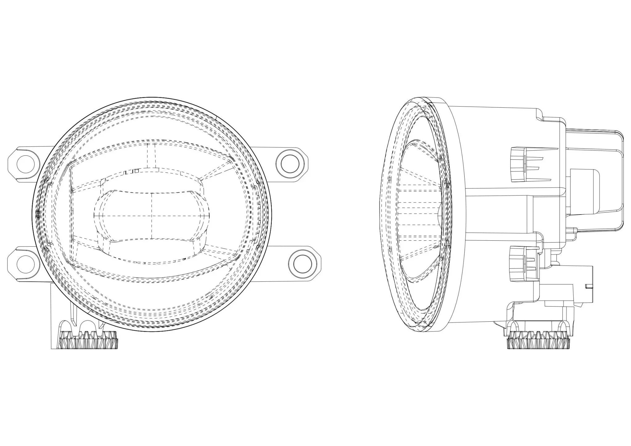 AlphaRex 10-24 Toyota 4Runner DoubleTap Dual Color LED Projector Fog Lights