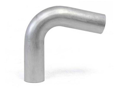 HPS Performance Products HPS 2-1/2" OD 100 Degree Bend 6061 Aluminum Elbow Pipe Tubing 16 Gauge w/ 4" CLR