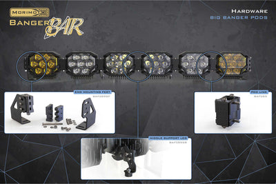 Morimoto BigBanger Bar Links & Mounting Accessories