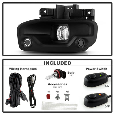 SPYDER 19-22 Dodge Ram 2500/3500 Halogen Only OEM Style Fog Lights w/Universal Switch 9051043