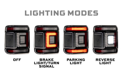 Morimoto Jeep Wrangler JL (2018+) XB Low Profile Tail Lights