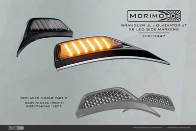 Morimoto Jeep Wrangler JL/JT (2018+) XB LED Side Marker Lights