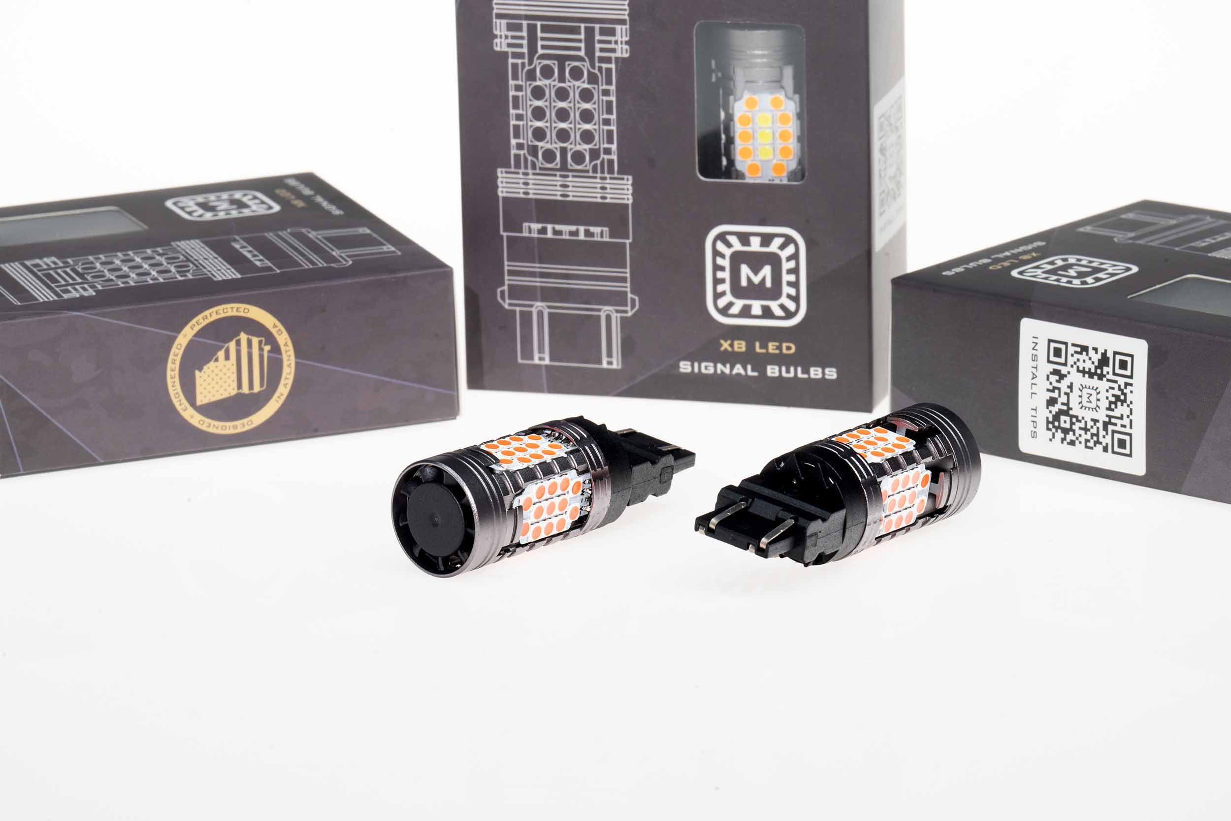 Morimoto XB LED Turn Signal Bulbs (Resistor-Free): 1156