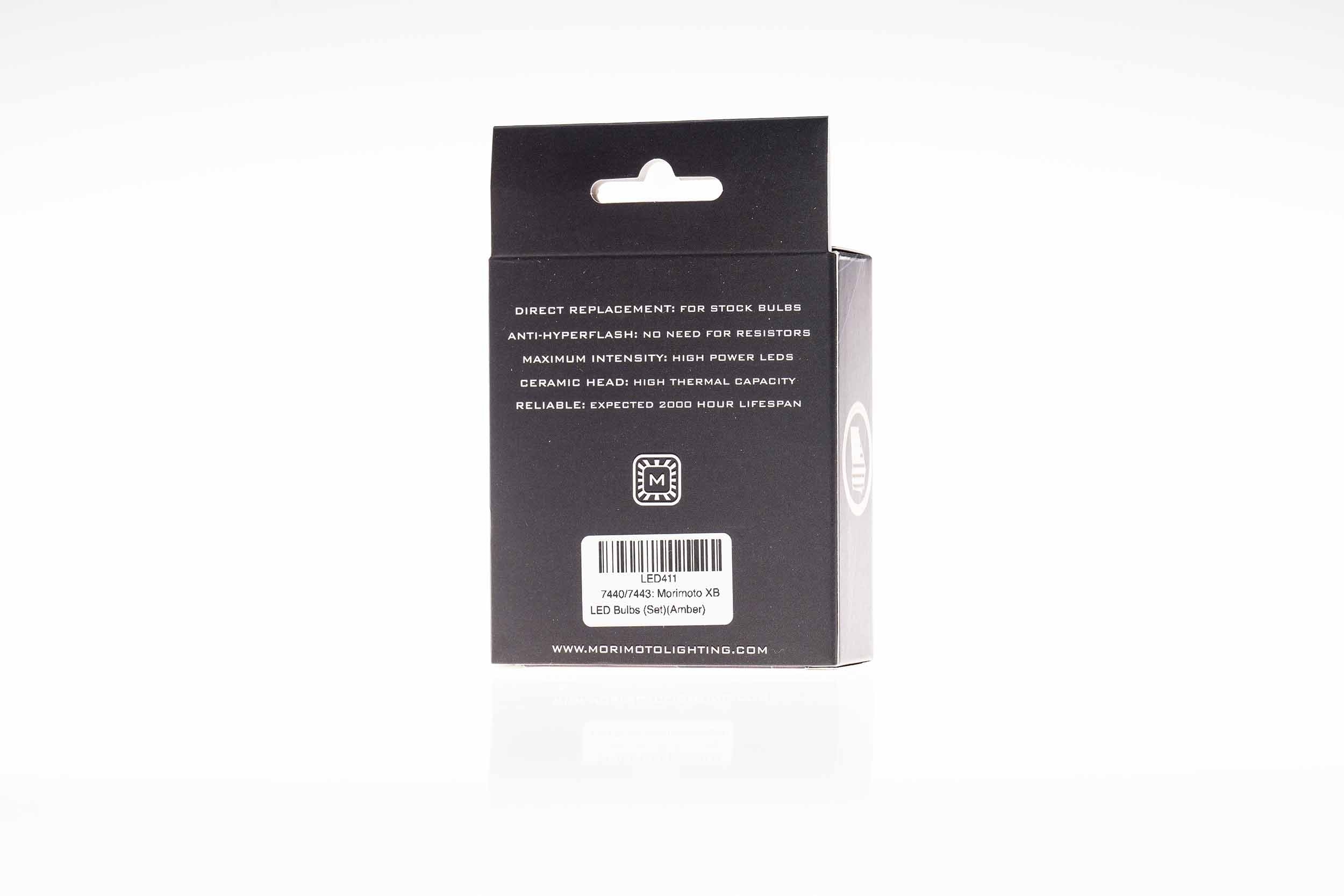 Morimoto XB LED Turn Signal Bulbs (Resistor-Free): 1156