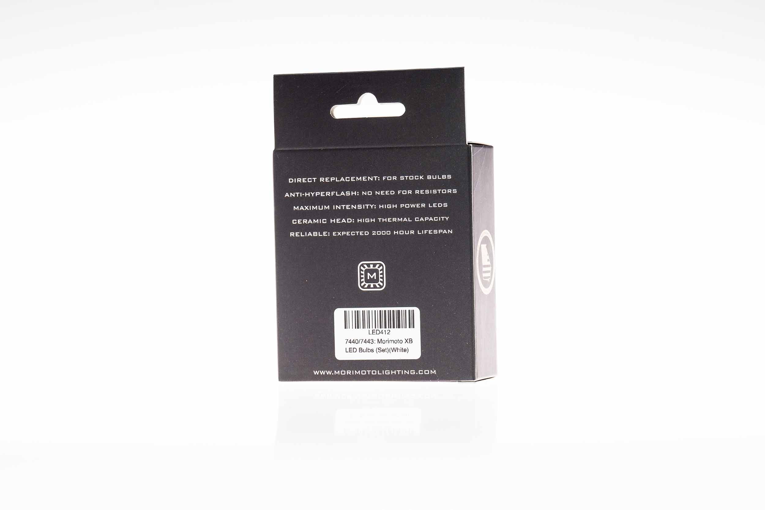 Morimoto XB LED Turn Signal Bulbs (Resistor-Free): 7440/7443