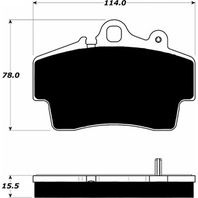 Porterfield Brake Pads for 2007 PORSCHE Boxster