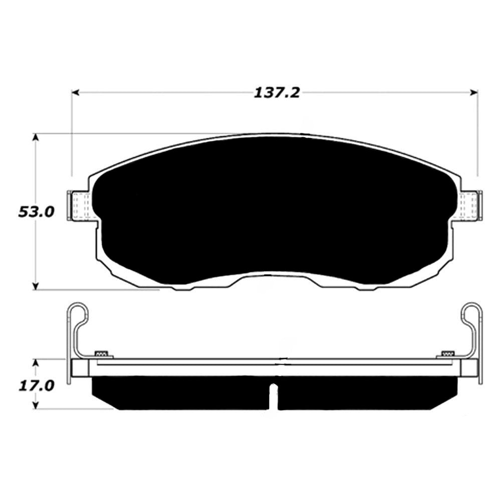 Porterfield Brake Pads for 2002 INFINITI G35 Strd Brakes