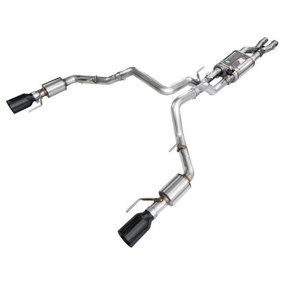 AWE Gen 3 Raptor R SwitchPath Exhaust - Diamond Black Tips