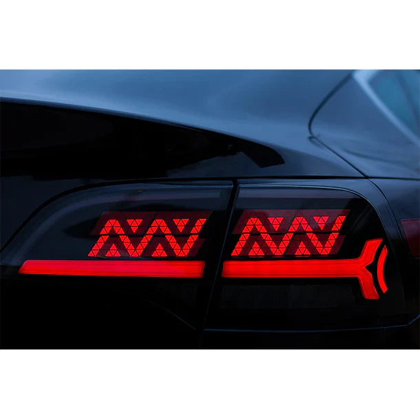 NTXGlow Smoked Matrix Style Tail Lights (2017+ Tesla Model 3/Y)
