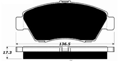 Porterfield Brake Pads for 2005 ACURA RSX