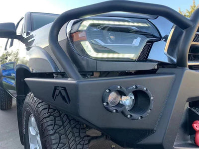 AlphaRex 12-15 Toyota Tacoma PRO-Series Halogen Projector Headlights Black