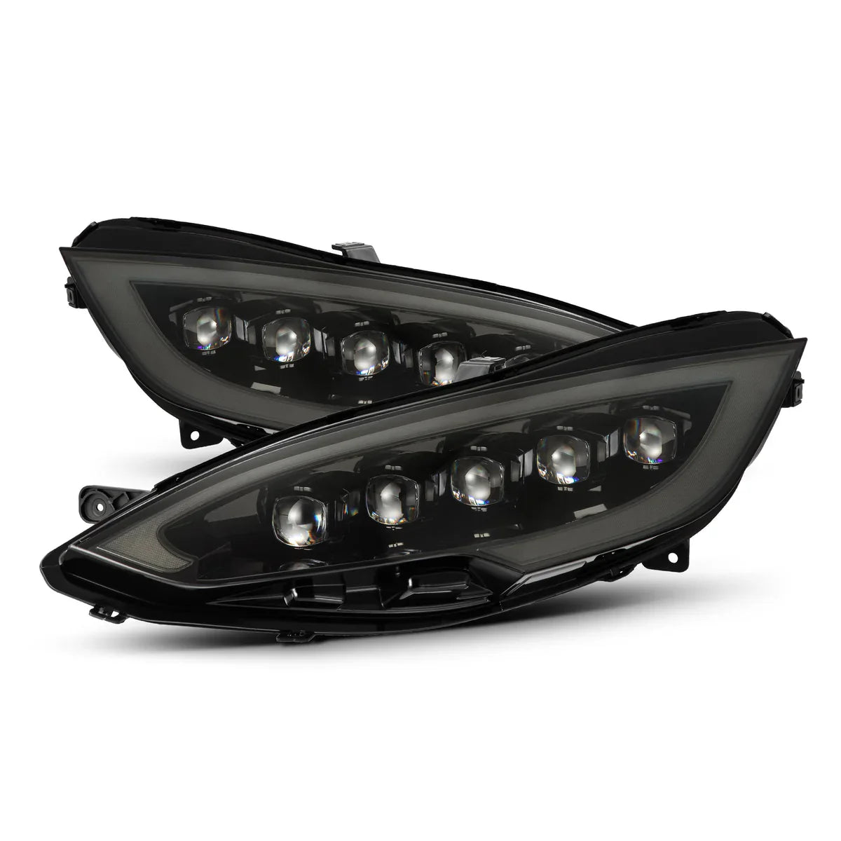 AlphaRex 12-21 Tesla Model S NOVA-Series LED Projector Headlights Alpha-Black