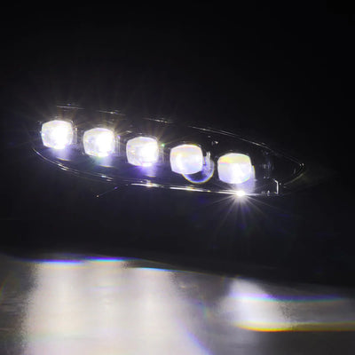 AlphaRex 12-21 Tesla Model S NOVA-Series LED Projector Headlights Alpha-Black