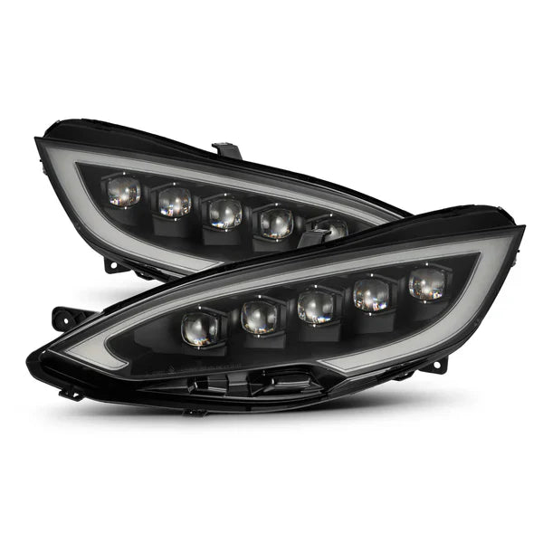 AlphaRex 12-21 Tesla Model S NOVA-Series LED Projector Headlights Black