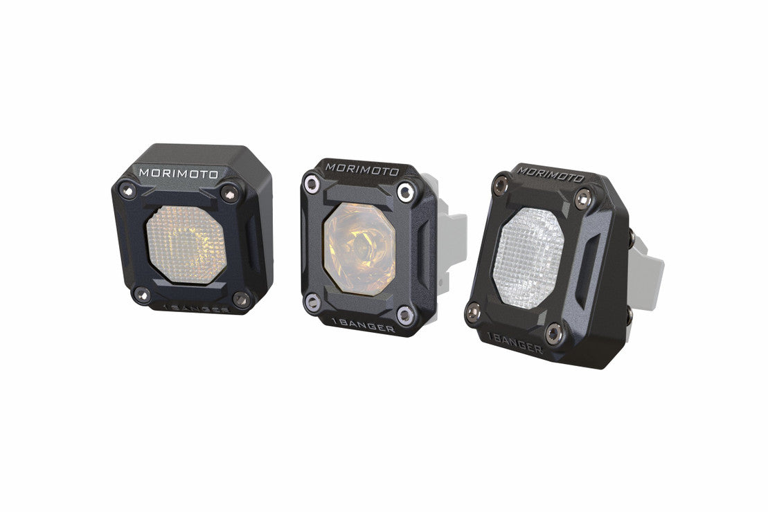 Morimoto Flush Mounting Kit: 1Banger LED Pods