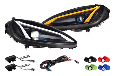 Morimoto Chevrolet Corvette C6 (05-13) XB LED Headlights C8 Style Gen II