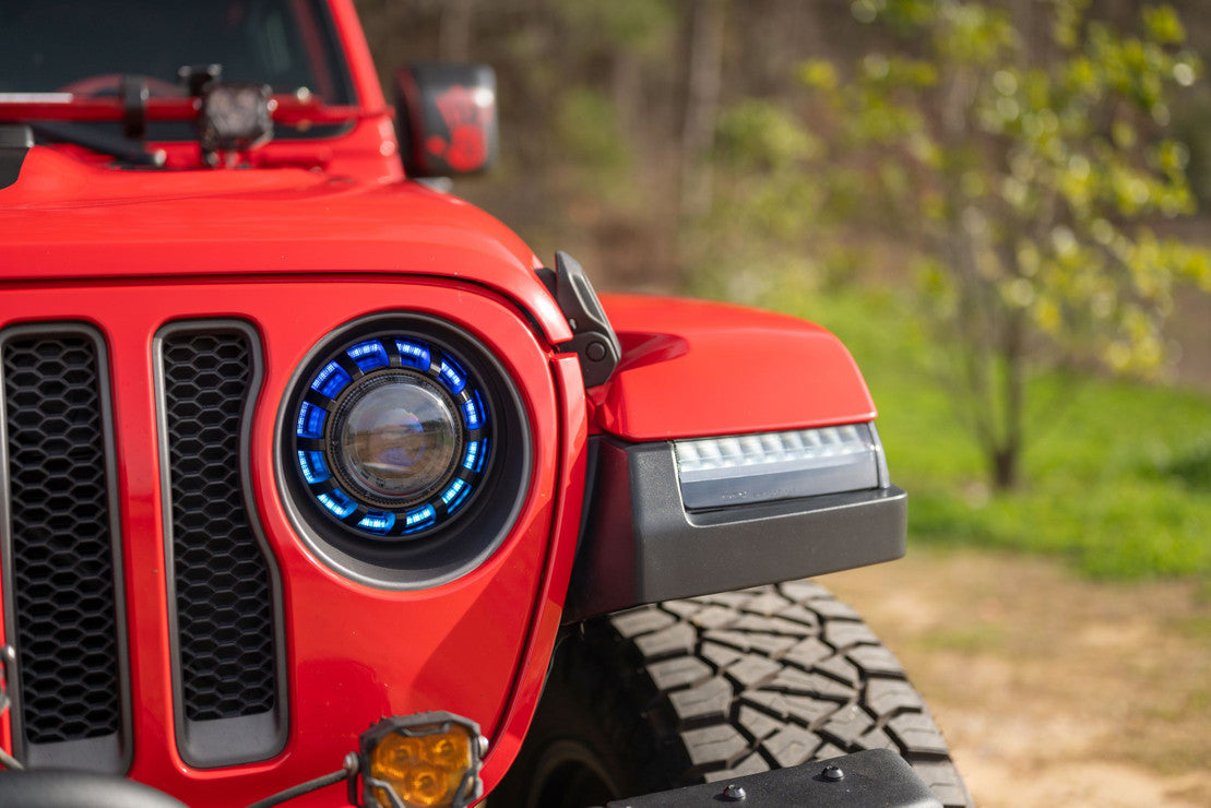 Morimoto Super7 RGBW Halo System: Jeep JL/JT