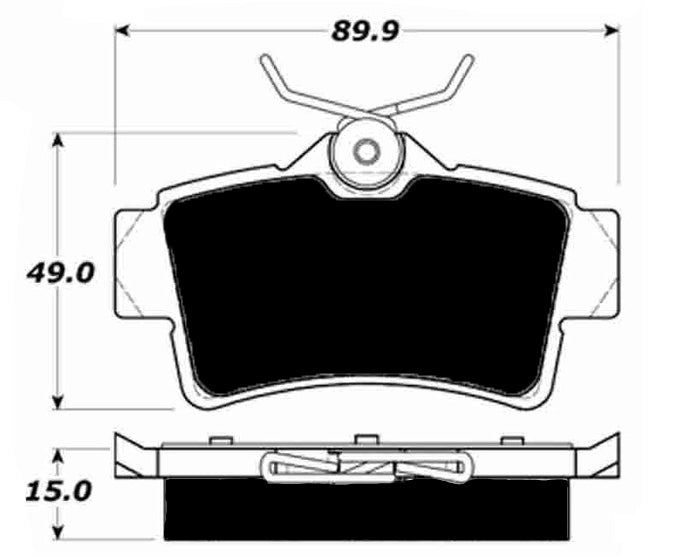 Porterfield Brake Pads for 2002 FORD MUSTANG Cobra