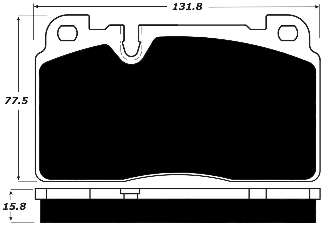 Porterfield Brake Pads for 2016 AUDI Q5 - 3.0TDi w/Brembo Calipers